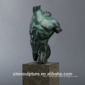 China cheap life size metal nude man statue bronze male torso sculpture